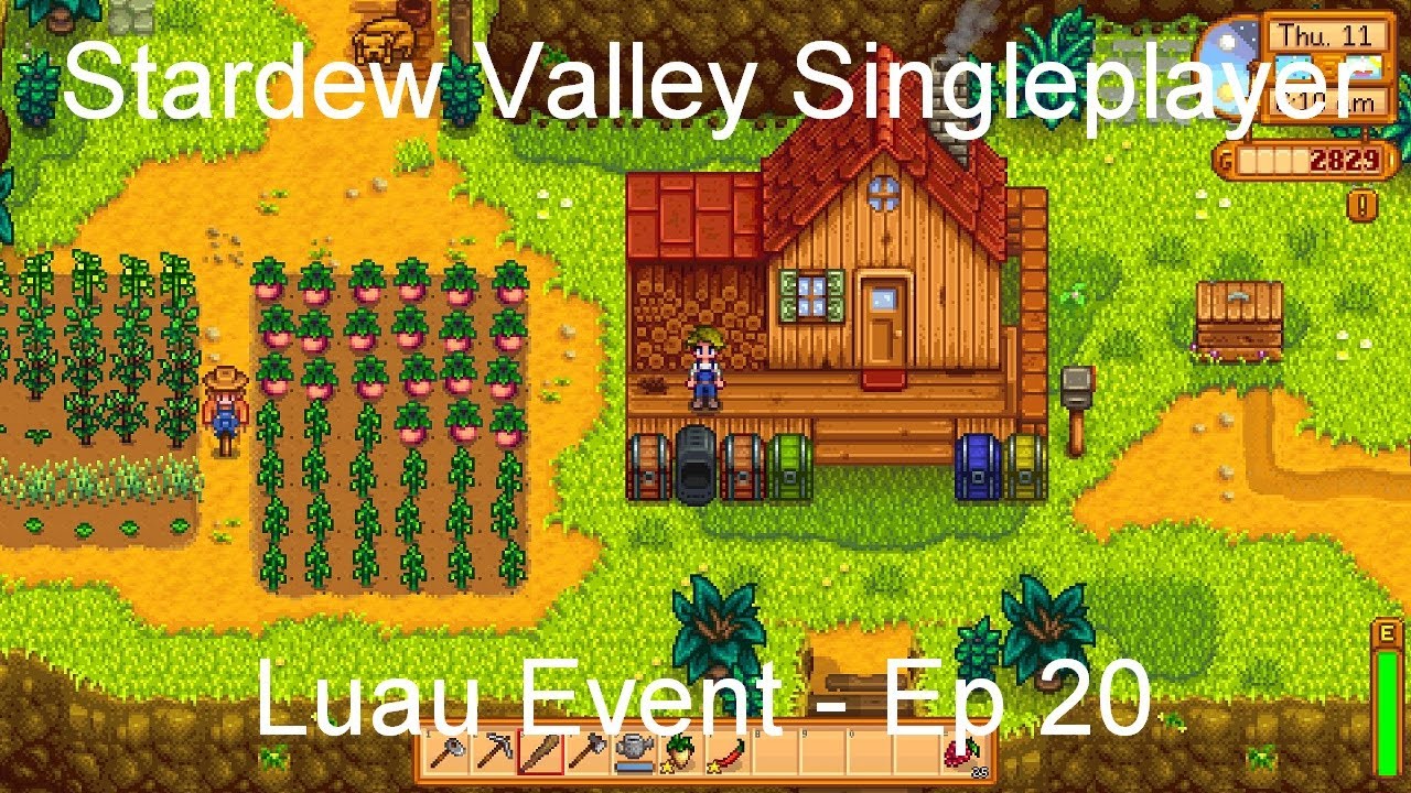 Luau Event Stardew Valley Singleplayer [Ep 20] YouTube