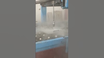 high pressure water blast processing for dark granite