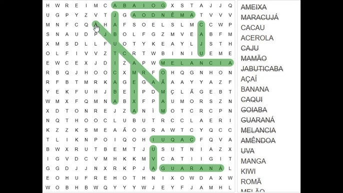 Caça Palavras - Capitais dos Estados Brasileiros - Nível Difícil ((Racha  Cuca)) 