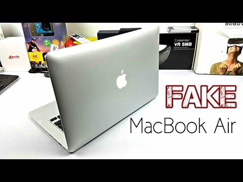 Fake Macbook Air - Late 2016 Model - Looks identical BEWARE!