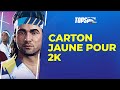 Top spin 2k25  serveurs down jeu pas fini carton jaune pour 2k sports