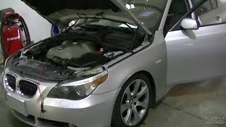 2005 BMW 545 overheating from bad fan circuit