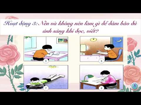 Lớp 4_Tuần 25_Khoa Học_ Bài_ Ánh sáng và việc bảo vệ mắt