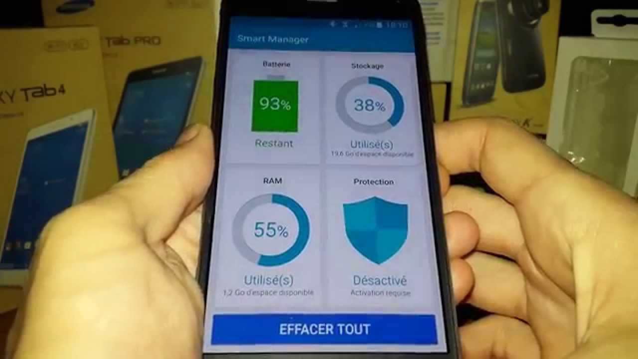 Galaxy Note 4 (5.0.1) Smart Manager (GS6) Démo (4K) 