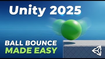 How to Make a Ball Bounce in Unity | Easy Tutorial 2025 (No Code)