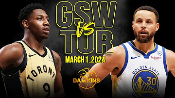 Golden State Warriors vs Toronto Raptors Full Game Highlights | March 1, 2024 | FreeDawkins