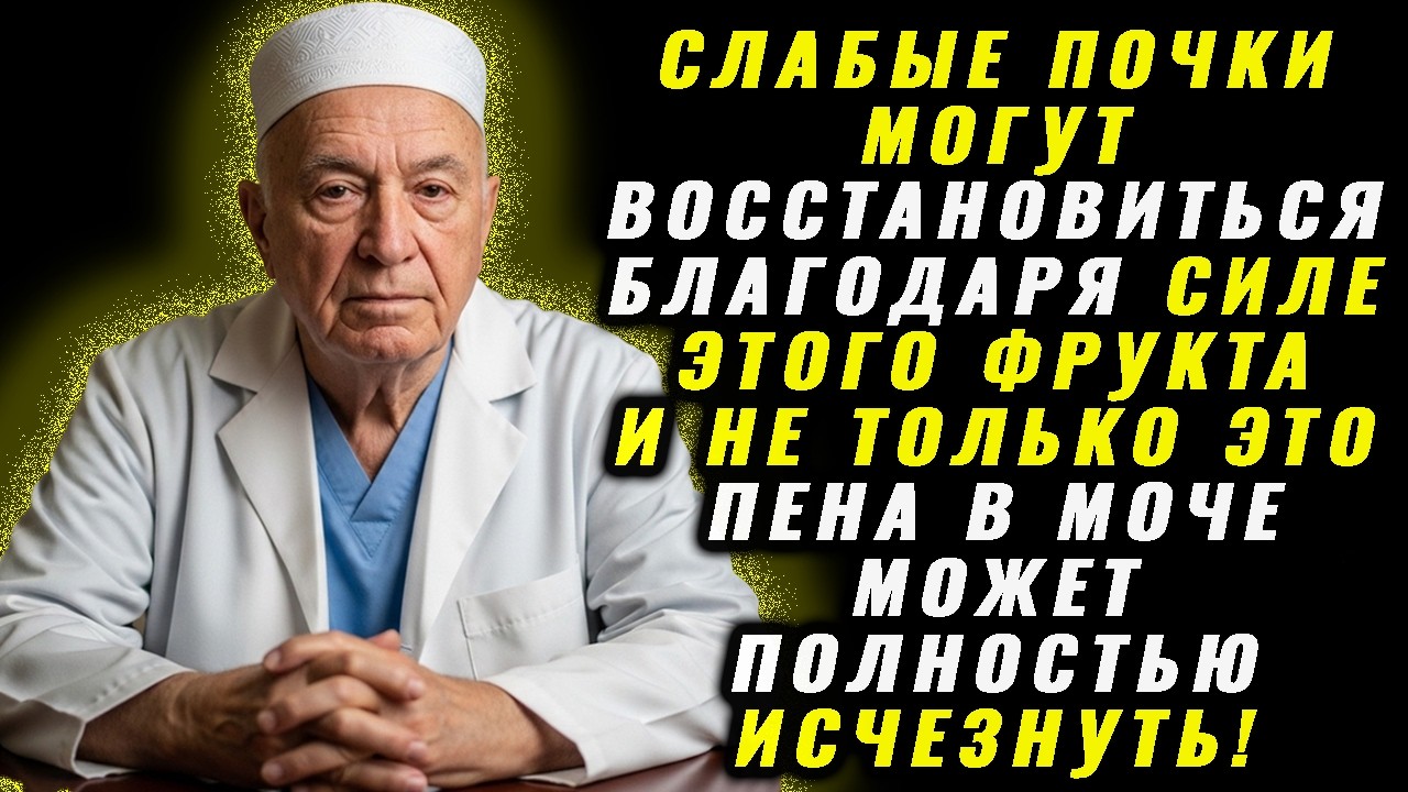 Пенистая моча: что это значит? 1 фрукт для поддержки почек | Нефролог 76 лет