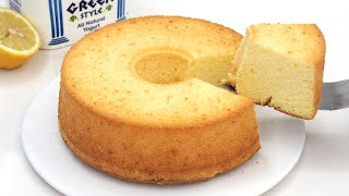 Lemon Yogurt Chiffon Cake 檸檬酸奶戚風蛋糕