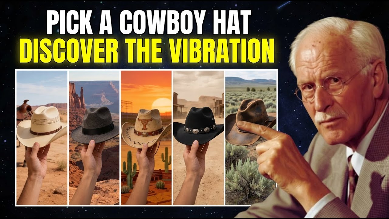 Choose a cowboy hat and discover the vibration that manifests your 2026 - Carl Jung