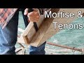 DIY ROOF: 33° MORTISE &amp; TENONS