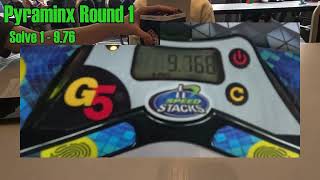 All Pyraminx Solves | Stevenage April 2025 | My 8th WCA Competition | #rubiks #pyraminx #rubikscube @Sherbill