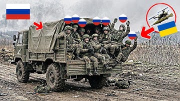 Ukrainian Azov FPV Filmed a Truck Full of Russian Troops - One Second Before...