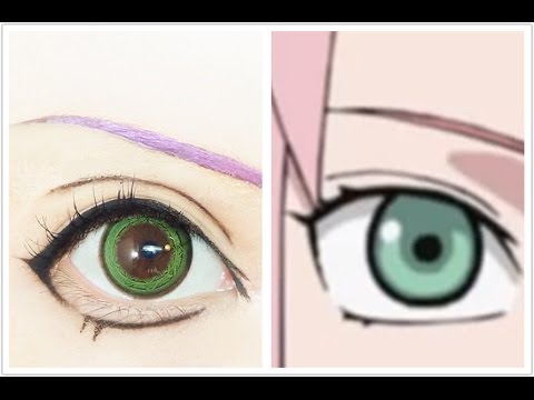 Haruno Sakura | Tutorial : Anime Eye Makeup 203 - YouTube