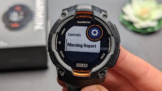 Garmin Instinct 3 Morning Report Customization + Enable or Disable