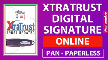Apply PAN based Digital Signature Certificate in XtraTrust 🥇🥇. XtraTrust DSC using PAN card.