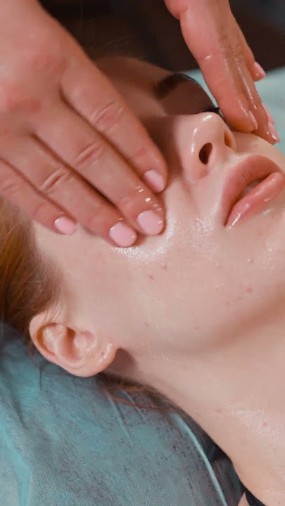 Magical ASMR relaxing neck and face massage for beautiful Karina #asmrmassage
