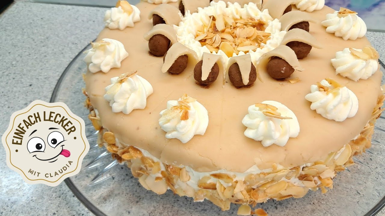 Marzipan-Mandel-Torte. So lecker 🥰