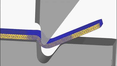 V Bend simulation
