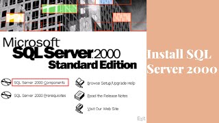 How to install SQL Server 2000