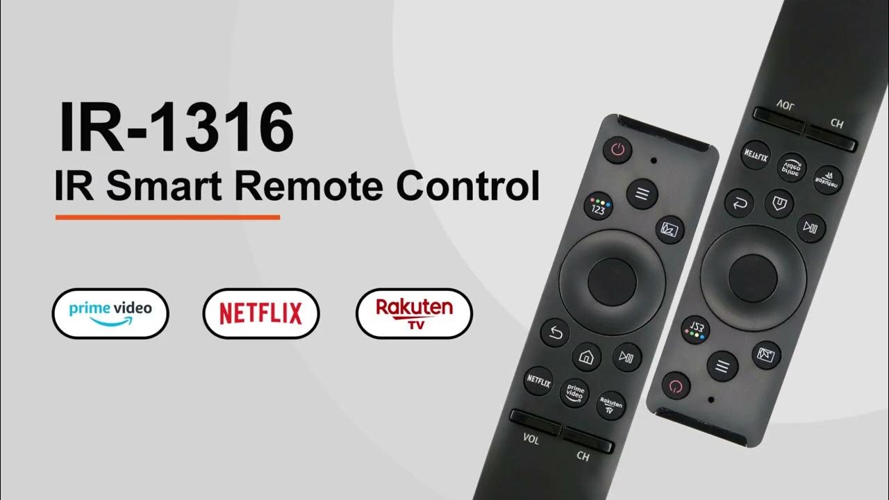 IR1316 Infrared Remote Control Replacement for Samsung TV. YouTube