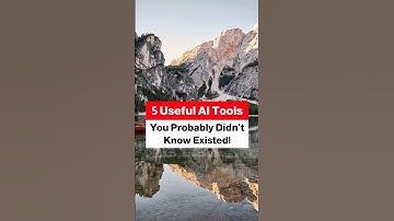 5 Useful AI Tools You Probably Didn