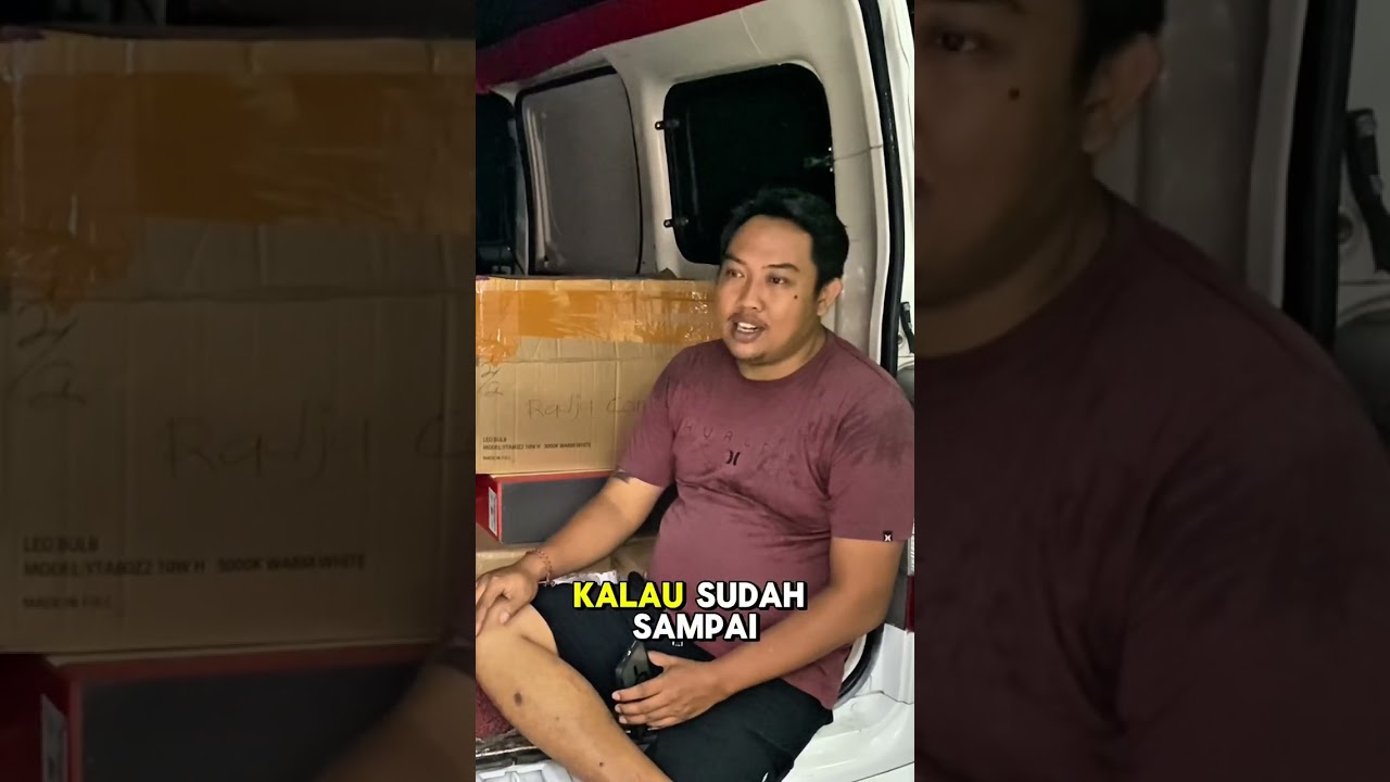 lembur malam persiapan project komputer kasir dan rak minimarket di bali bagian timur