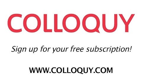 COLLOQUY on TALK BUSINESS 360 TV