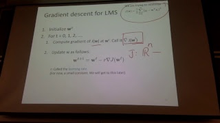 Machine Learning - Lecture 7 - Fall 2018