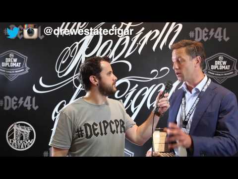 Boris Wintermans of Royal Agio Cigars on Balmoral Anejo XO | Drew Estate IPCPR 2015 #DEIPCPR