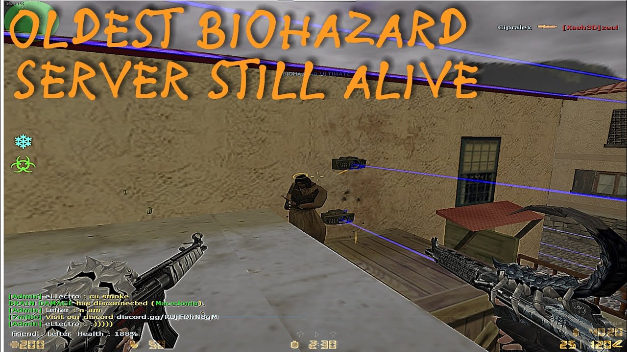 CS1.6 ON THE OLDEST BIOHAZARD SERVER STILL ALIVE IN 2025 | ZMBIO.ZAPTO ...