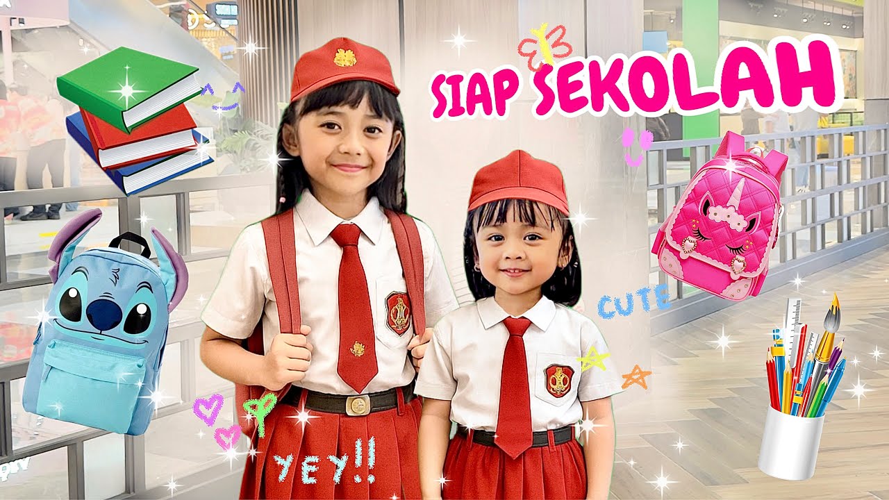 PERTAMA KALI AUDREY SEKOLAH BELI PERLENGKAPAN BARU SAMANTHA NAIK KELAS 😍 VLOG A DAY IN MY LIFE