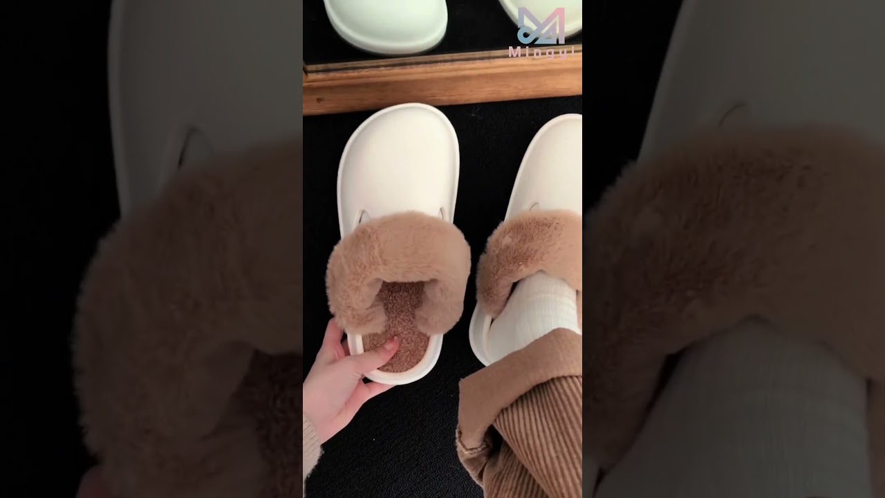 Custom fur slippers | Winter fashion shoes | Manufacturer 