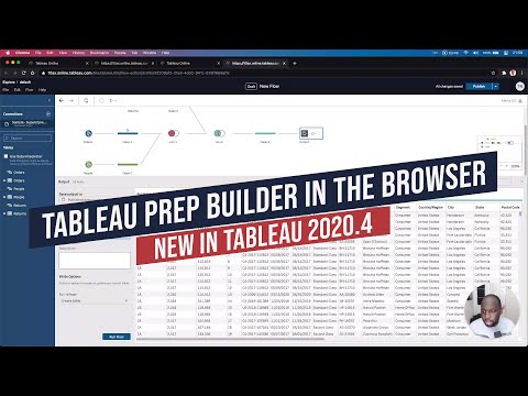 Tableau Prep Builder in the browser - New in Tableau 2020.4