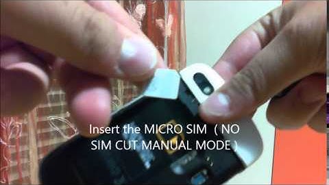 How To insert Micro Sim BlackBerry Q10