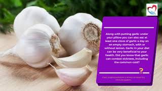 What is good in garlic? -