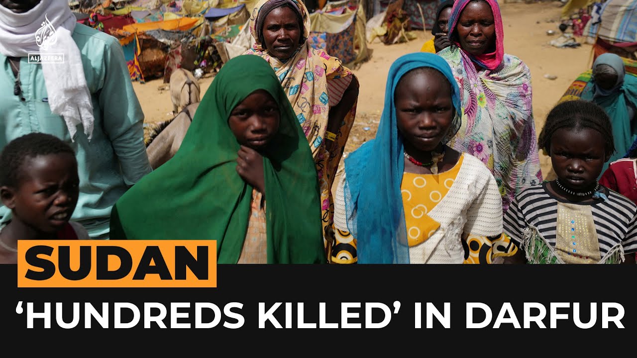 أفادت تقارير بمقتل المئات في أعمال عنف بغرب دارفور في السودان | قناة الجزيرة الإخبارية