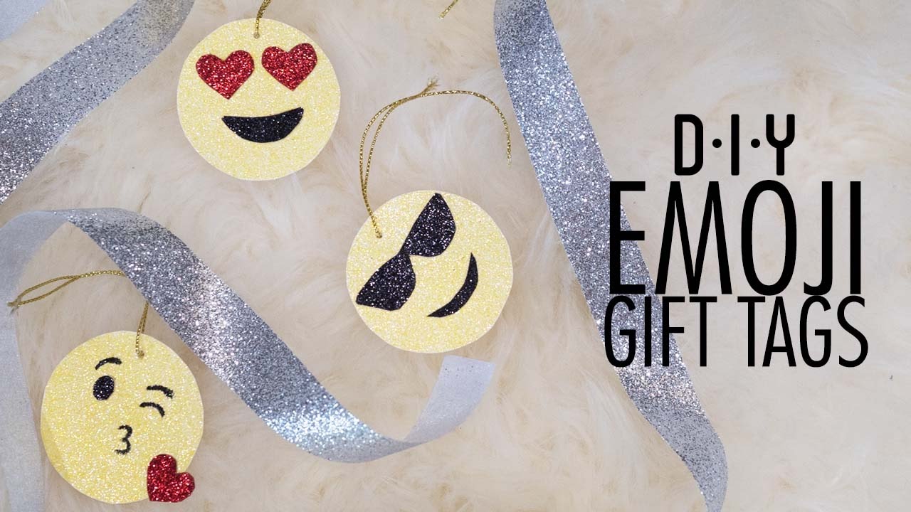 EMOJI GIFT TAGS - DIY Thriftmas Day 12 - YouTube