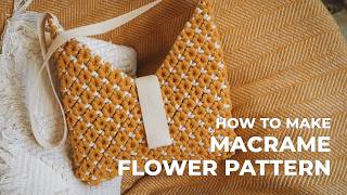 Macrame Flower Pattern Tutorial | Step‑by‑Step video