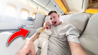 Baby's First 7 Hour Flight *Business Class*