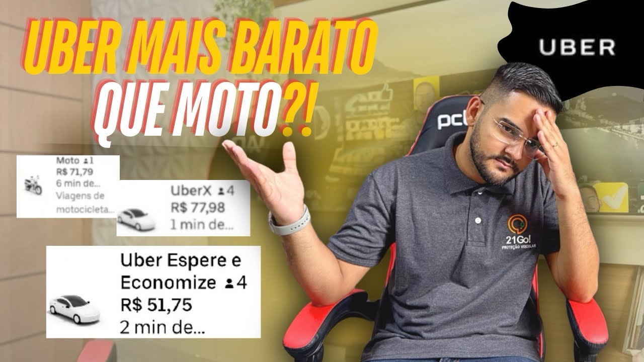 🟢 Uber Espere e Economize: A Nova Categoria MAIS BARATA que Uber Moto e ...