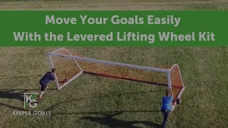 Levered-Lifting Wheel Kit for 4" x 2" Soccer Goals | Mobility Upgrade Without Replacing Goals
