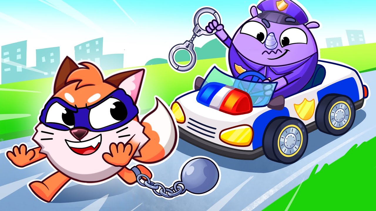 Police Song! 🚔 Safety Rules for Babies | Funny Kids Songs 😻🐨🐰🦁 and Nursery Rhymes by Baby Zoo
