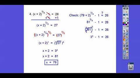 Solving Radical Equations - Module 11.3 (Part 1)