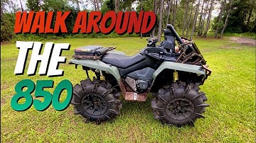 WALK AROUND Kolt Genes 2019 Canam Outlander 850 xmr