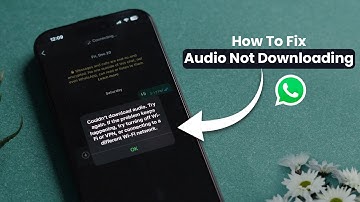 How To Fix Audio Not Downloading Problem in WhatsApp?