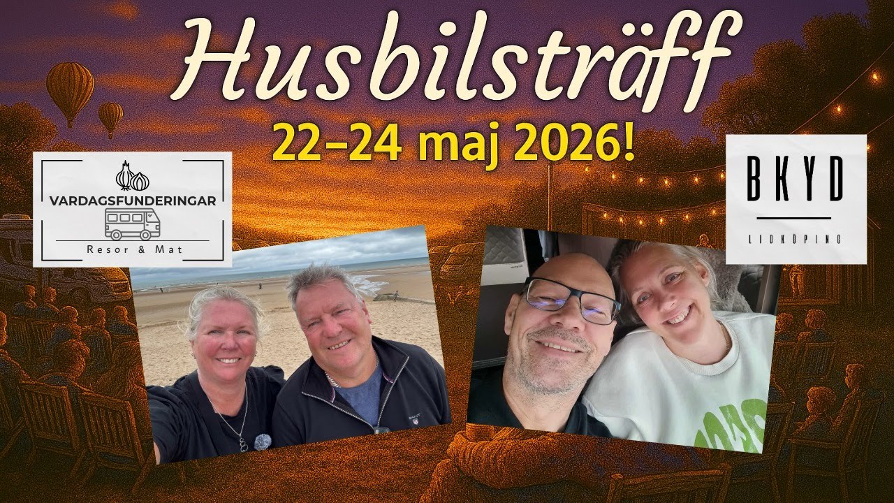 Husbilsträff med Vardagsfunderingar tillsammans med Backyard Lidköping - @Vardagsfunderingar
