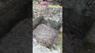 Base Soil Compaction Mechanical Compaction By Brick Chips And Sand.