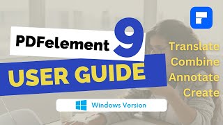 how to translate, combine, annotate, create pdf | pdfelement 9 windows