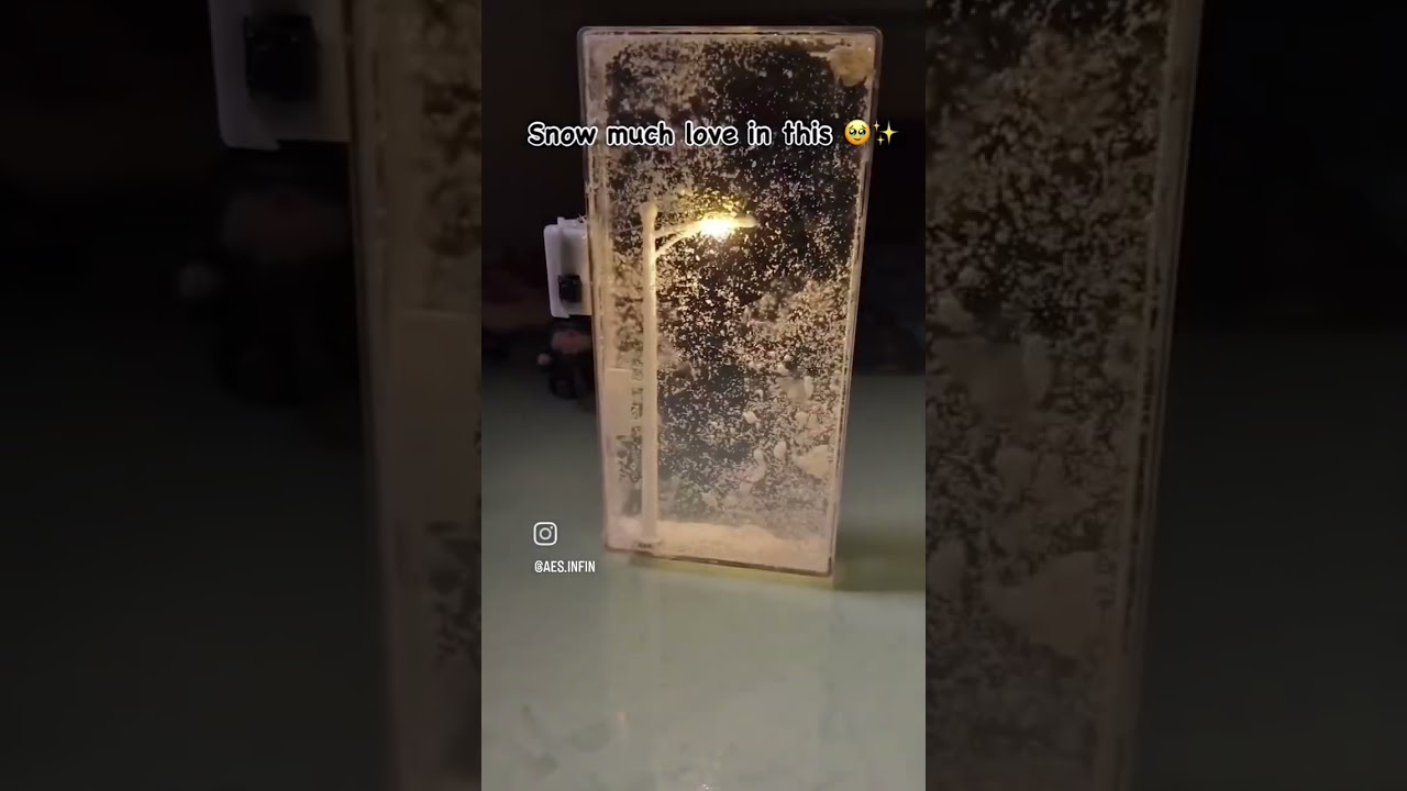 Snow night light lamp DIY | Winter Decor Idea | Get Cozy! 