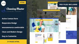 Clening Master - Cleaning Company HTML5 Template | Themeforest Website Templates and Themes